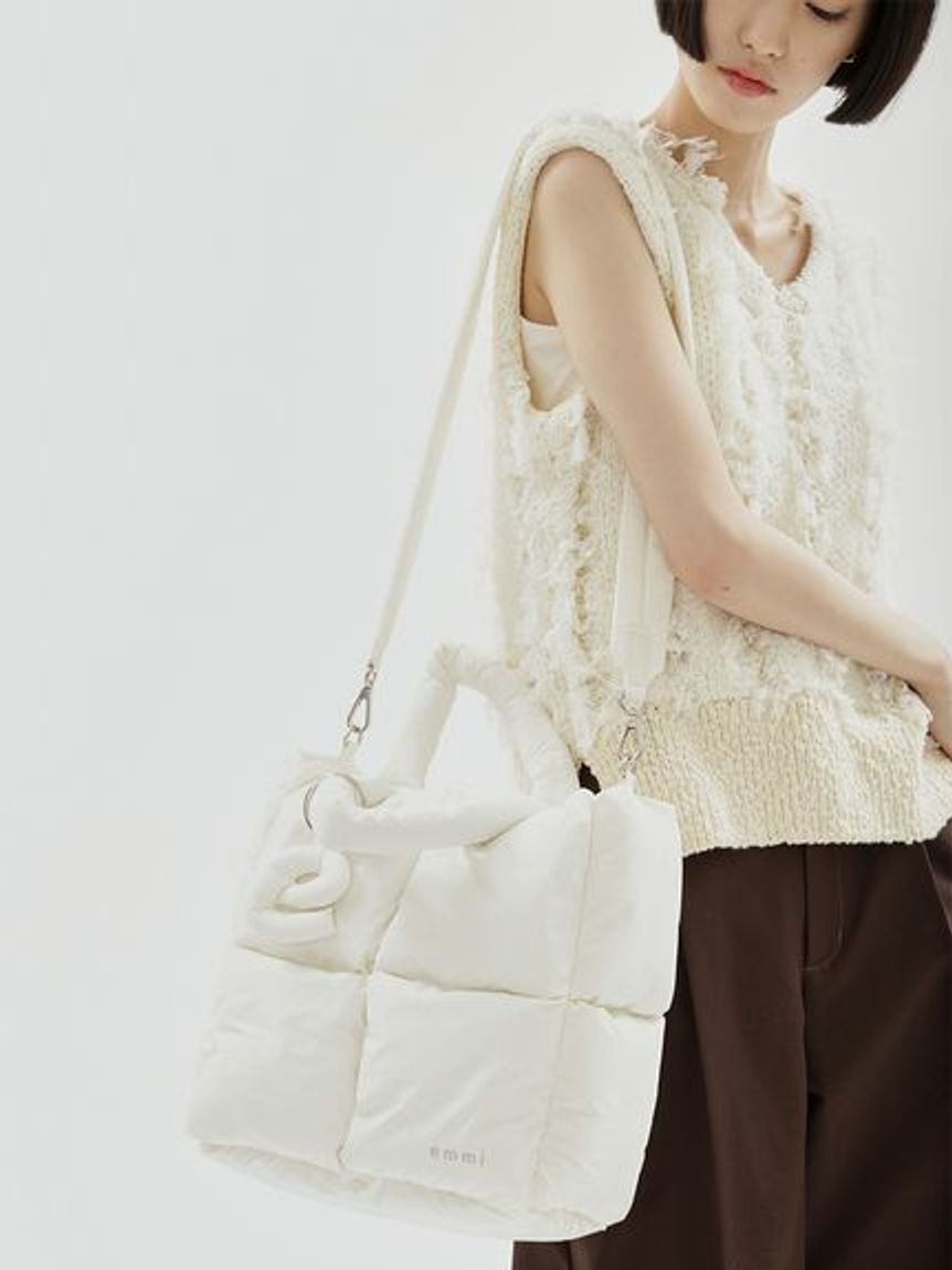 emmi atelier「ecoパデットビッグショルダーバッグ」|ショルダー・メッセンジャー|