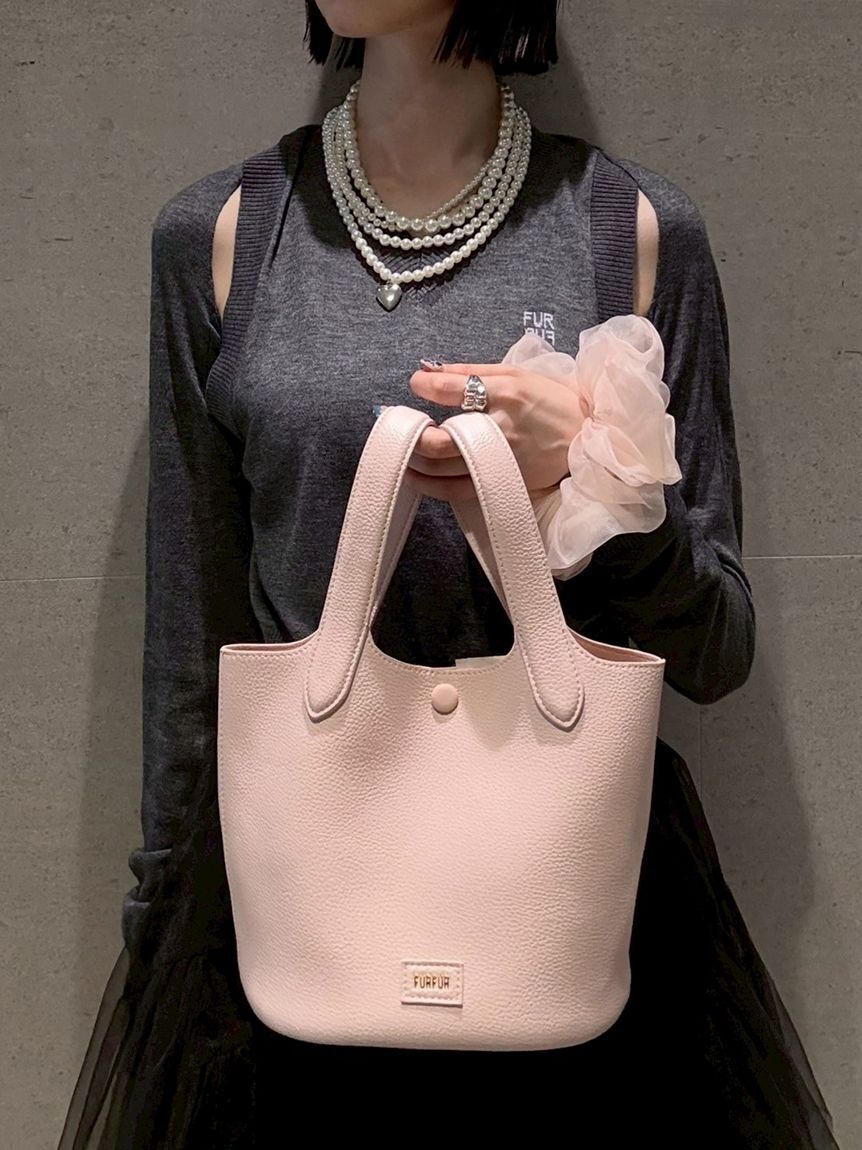 FURFUR「【WEB限定カラー】ロゴカシメバケットバッグ」|ハンドバッグ|