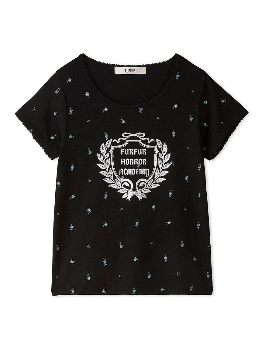 FURFUR「HORROR ACADEMYフラワープリントTシャツ」|Tシャツ・カットソー|