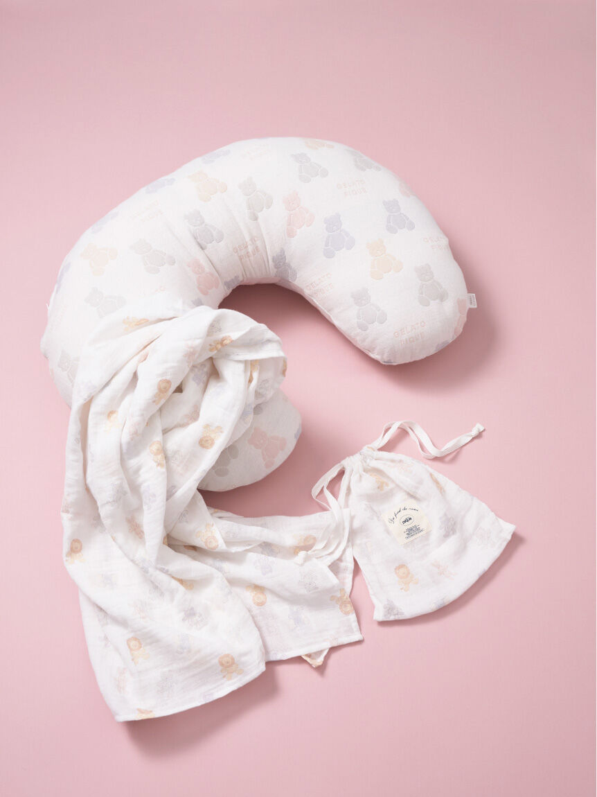 GELATO PIQUE KIDS & BABY「【BABY】ベア３重ガーゼ授乳クッション」|マタニティ・ママグッズ|