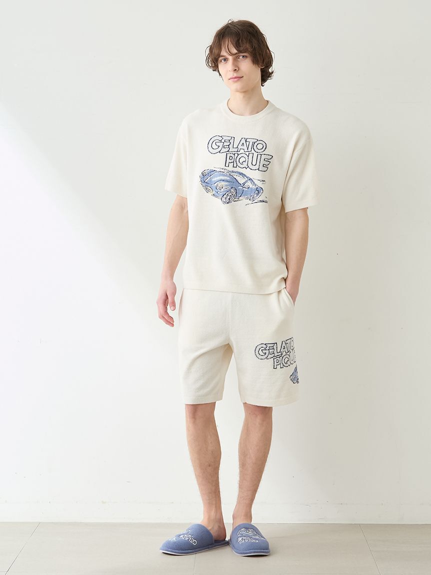 GELATO PIQUE HOMME「【HOMME】エアリーモコスタービークルジャガードプルオーバー」|プルオーバー|