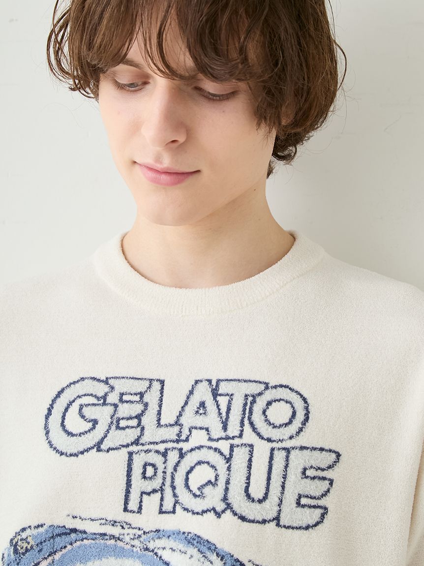 GELATO PIQUE HOMME「【HOMME】エアリーモコスタービークルジャガードプルオーバー」|プルオーバー|