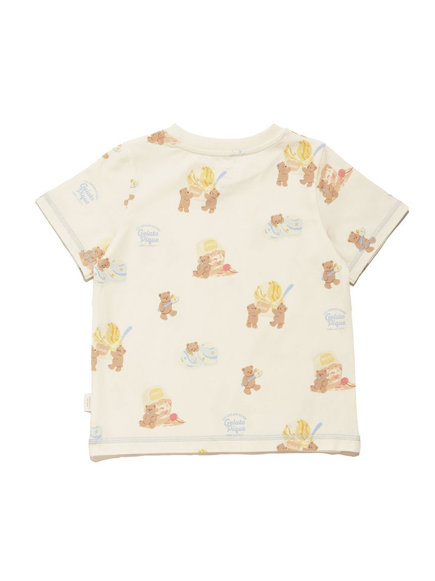 GELATO PIQUE KIDS & BABY「【KIDS】【接触冷感】アイスクリームベア柄Tシャツ」|ルームウェア|