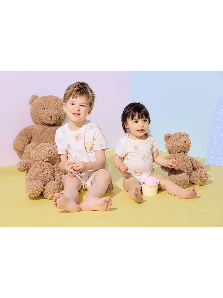 GELATO PIQUE KIDS & BABY「【KIDS】【接触冷感】アイスクリームベア柄Tシャツ」|ルームウェア|