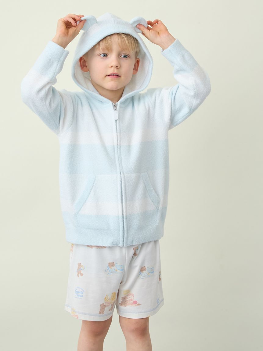 GELATO PIQUE KIDS & BABY「【KIDS】グラデーションボーダーパーカ」|パーカー|