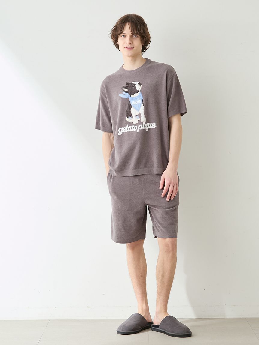 GELATO PIQUE HOMME「【HOMME】エアリーモコボストンテリアジャガードプルオーバー」|プルオーバー|