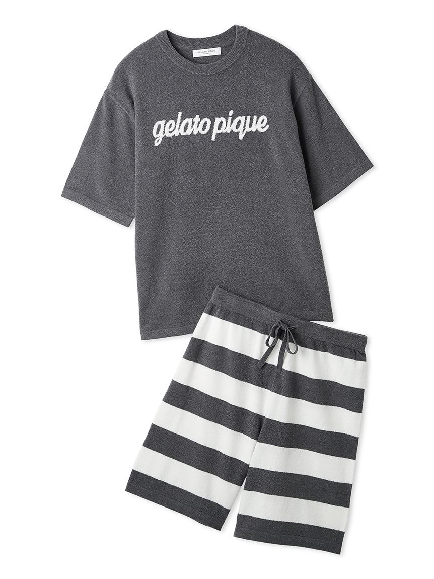 GELATO PIQUE HOMME「【ONLINE限定カラーあり】【HOMME】スムーズィーliteセットアップ」|ルームウェア|DGRY