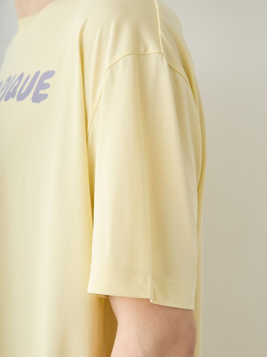 GELATO PIQUE HOMME「【HOMME】【MINT SORBET by HEIQ MINT】【接触冷感】夏祭りワンポイントTシャツ&ハーフパンツセット」|ルームウェア|