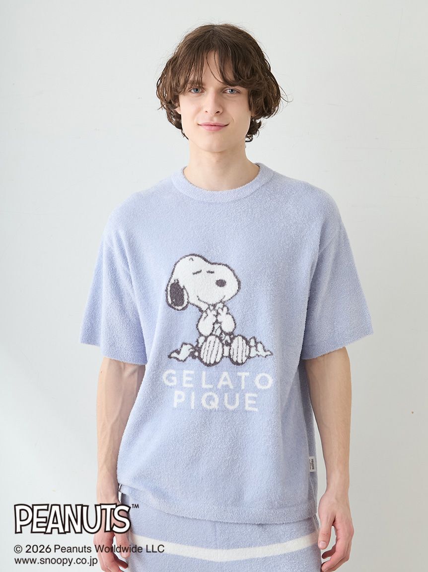 GELATO PIQUE HOMME「【PEANUTS】【HOMME】スムーズィージャガードプルオーバー」|プルオーバー|