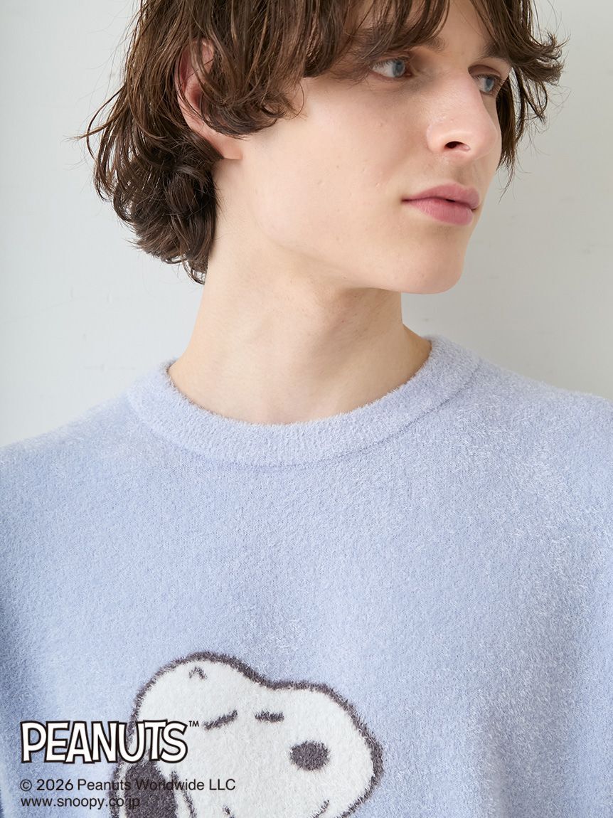 GELATO PIQUE HOMME「【PEANUTS】【HOMME】スムーズィージャガードプルオーバー」|プルオーバー|