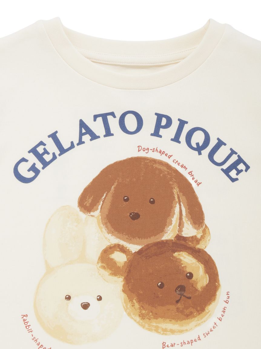 GELATO PIQUE KIDS & BABY「【KIDS】アニマルブレッドワンポイントTシャツ」|ルームウェア|