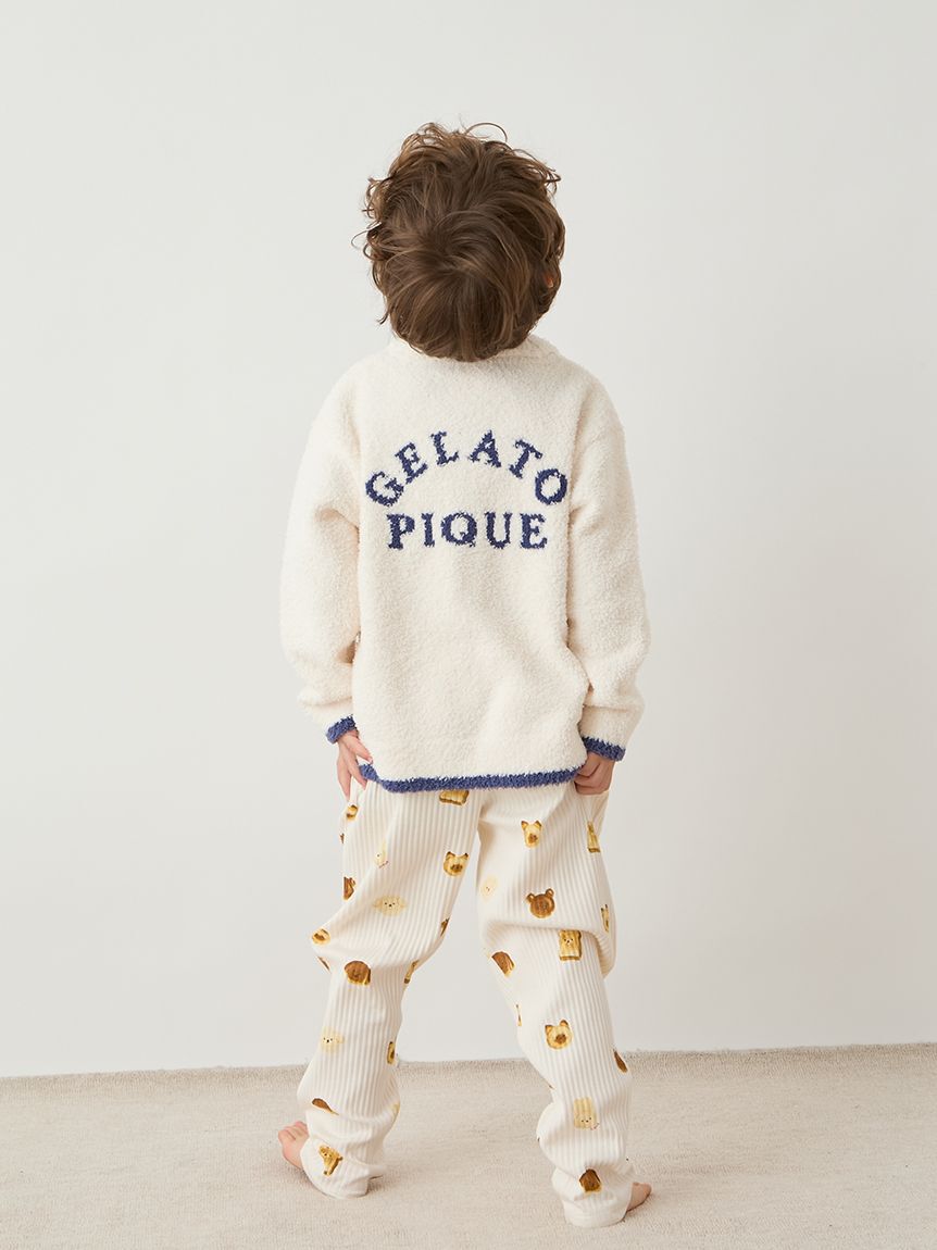 GELATO PIQUE KIDS & BABY「【KIDS】ベビモコアニマルブレッドカーディガン&スカーフセット」|ルームウェア|
