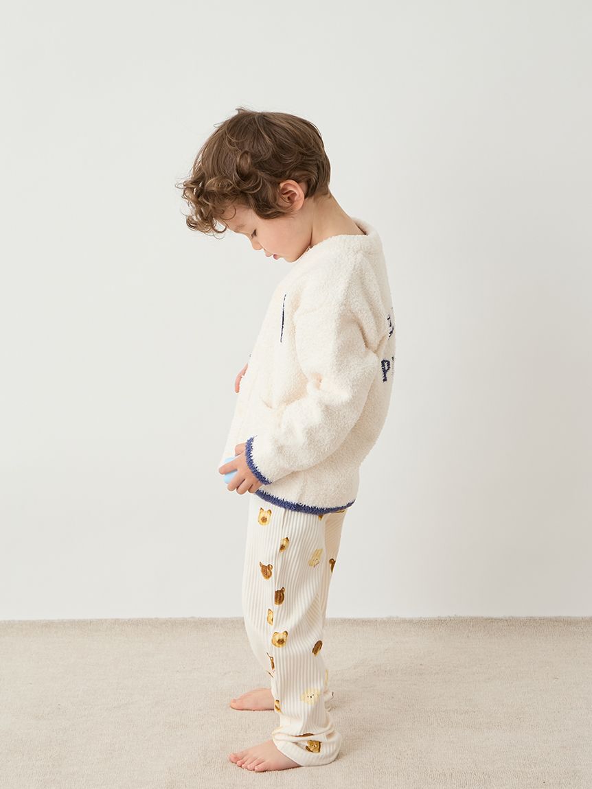 GELATO PIQUE KIDS & BABY「【KIDS】ベビモコアニマルブレッドカーディガン&スカーフセット」|ルームウェア|