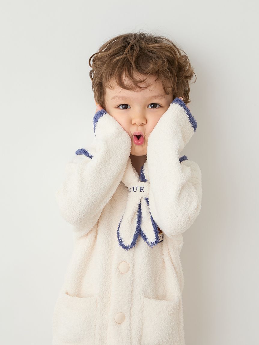 GELATO PIQUE KIDS & BABY「【KIDS】ベビモコアニマルブレッドカーディガン&スカーフセット」|ルームウェア|