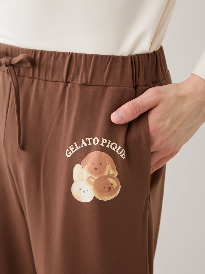 GELATO PIQUE HOMME「【HOMME】アニマルブレッドワンポイントロングパンツ」|ルームウェア|