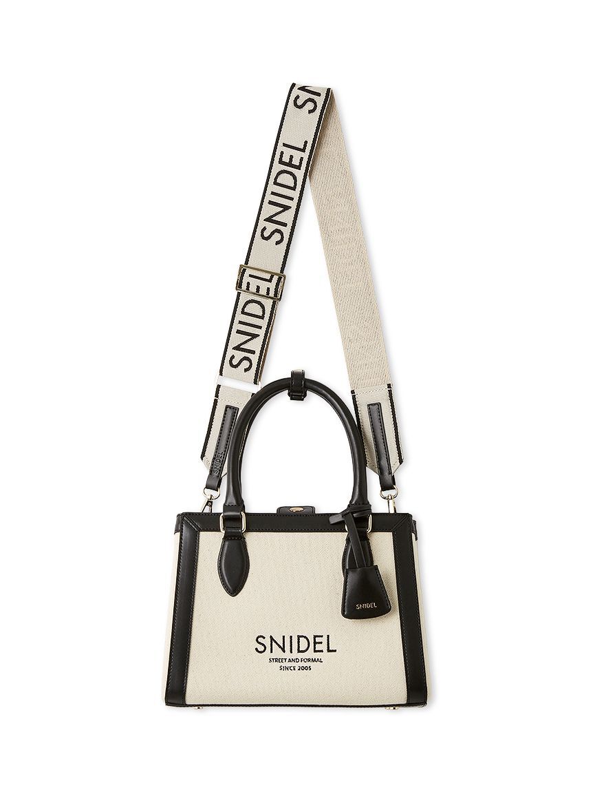 SNIDEL「バリエロゴバッグ」|ハンドバッグ|