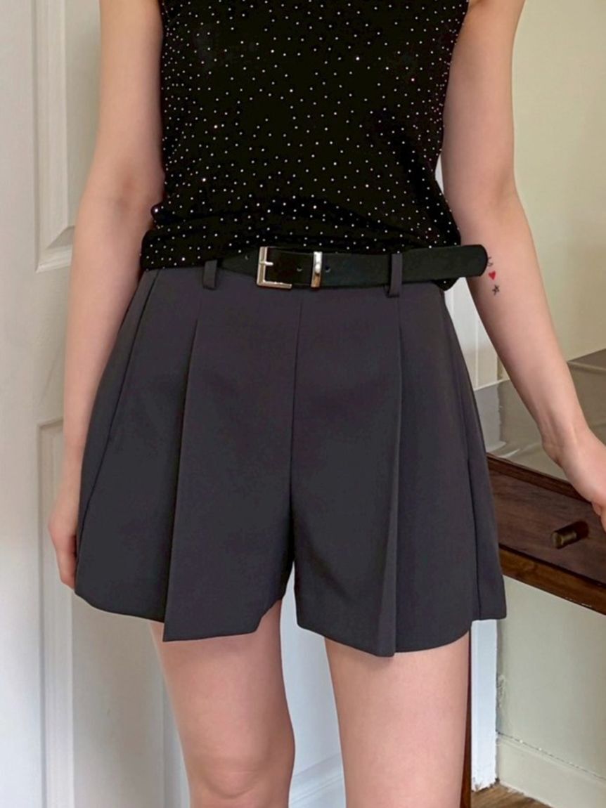 LILY BROWN「ベルト付きタックショートパンツ」|その他|