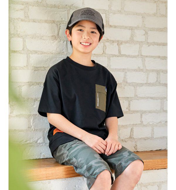 ikka kids「リネンライク刺繍ロゴメッシュキャップ」|その他|