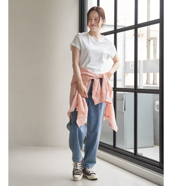 Lbc with Life「オーガニックコットンバンドカラーシャツ」|シャツ・ブラウス|