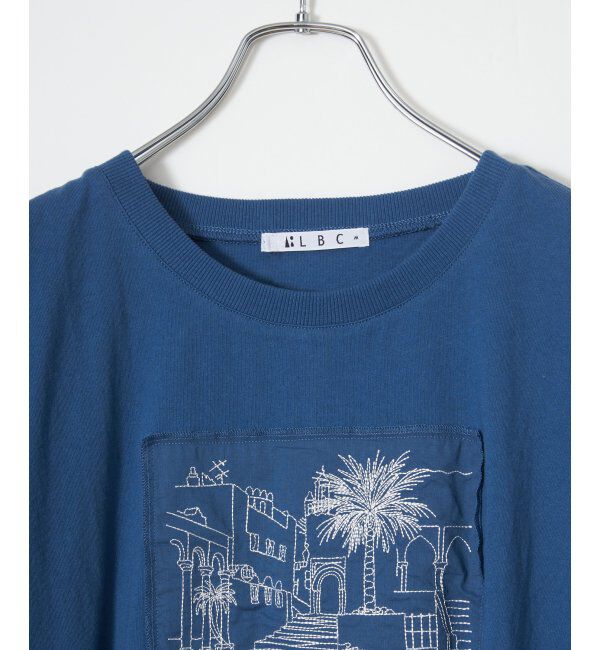 Lbc with Life「冷感フレンチスリーブ刺繍Tシャツ」|その他|