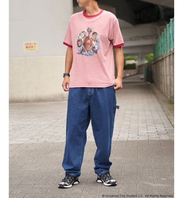 VENCE share style「『 E.T. 』デザイン リンガーTシャツ」|Tシャツ・カットソー|