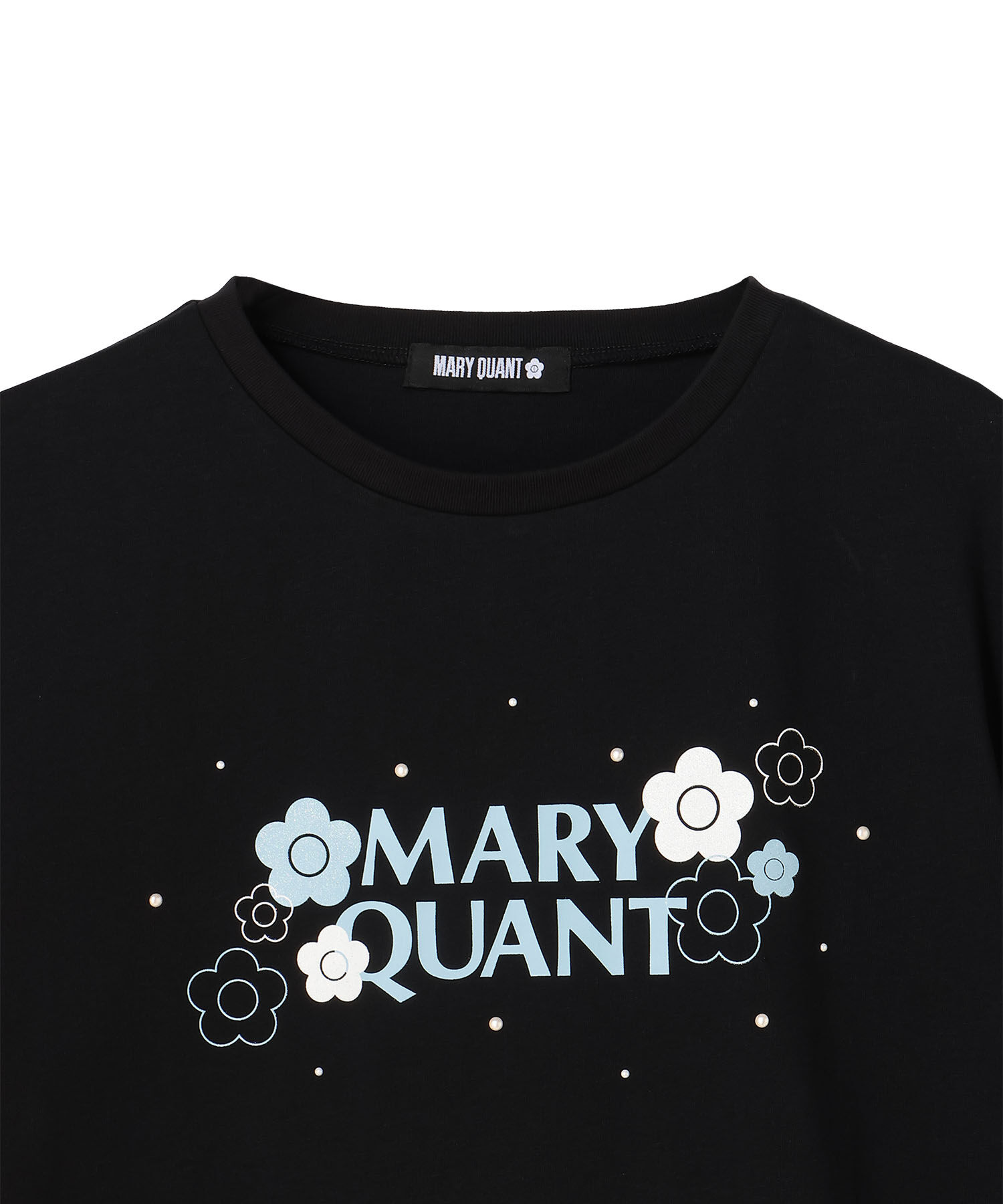 MARY QUANT「パールラメデイジーTシャツ」|Tシャツ・カットソー|