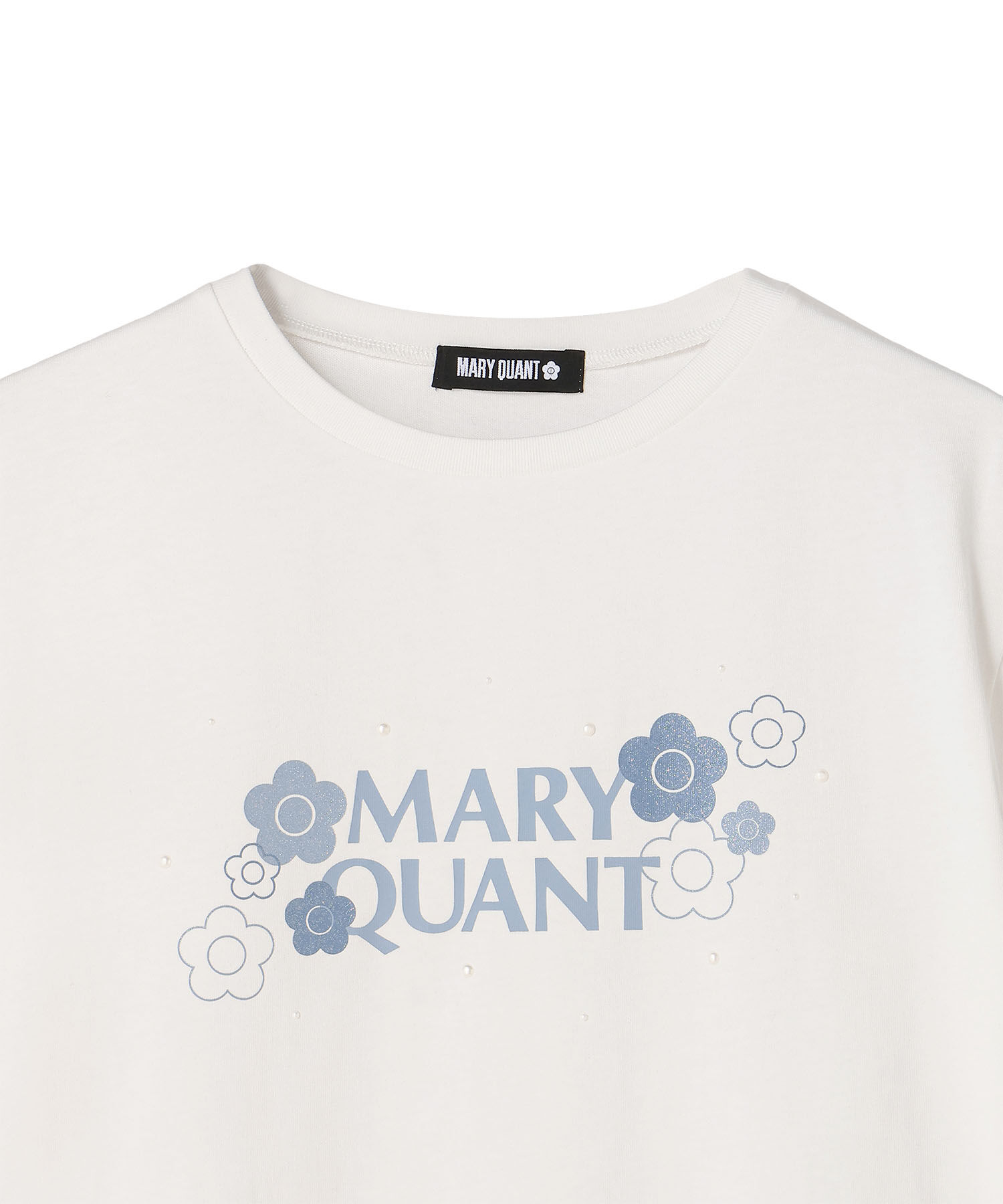 MARY QUANT「パールラメデイジーTシャツ」|Tシャツ・カットソー|