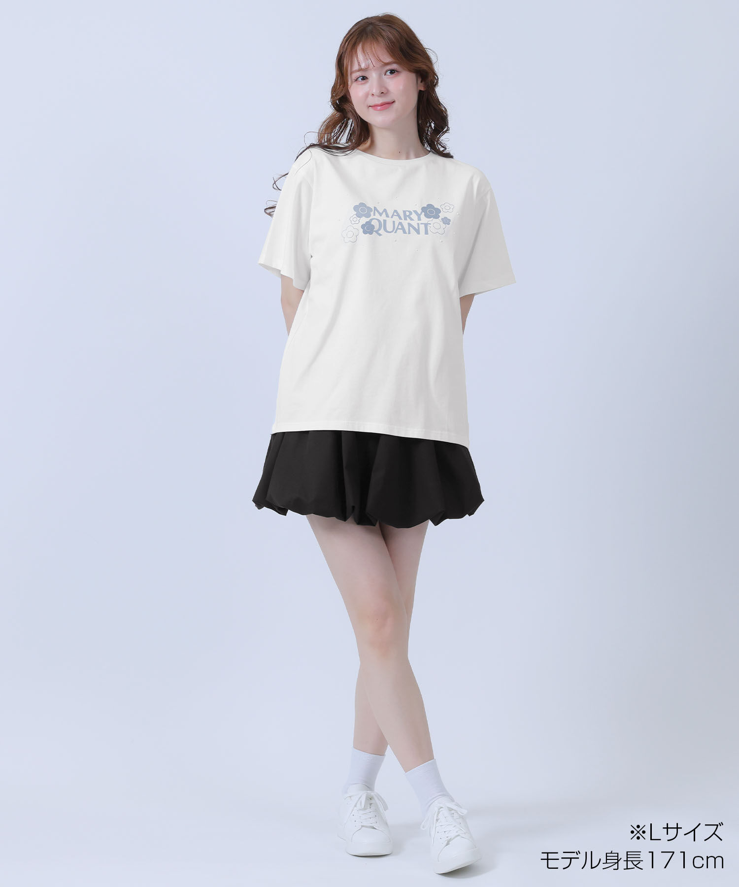 MARY QUANT「パールラメデイジーTシャツ」|Tシャツ・カットソー|
