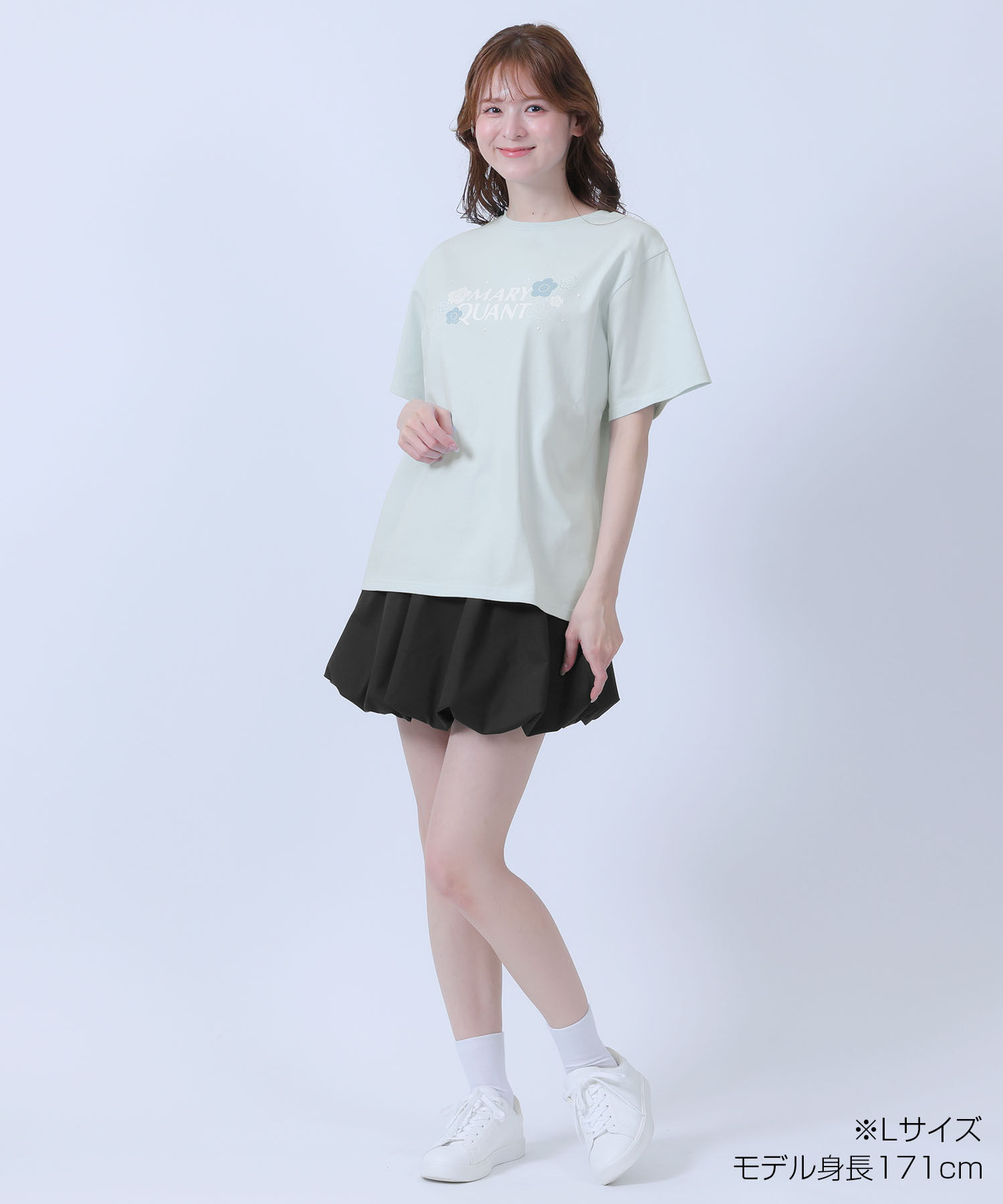 MARY QUANT「パールラメデイジーTシャツ」|Tシャツ・カットソー|