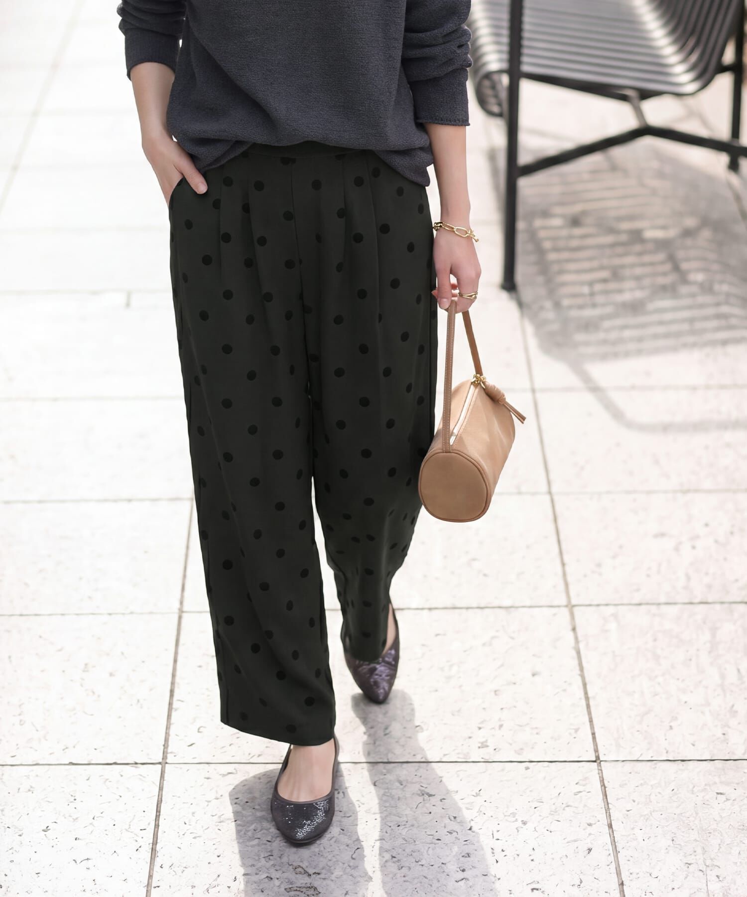STYLE DELI「フロッキードットワイドパンツ」|その他|