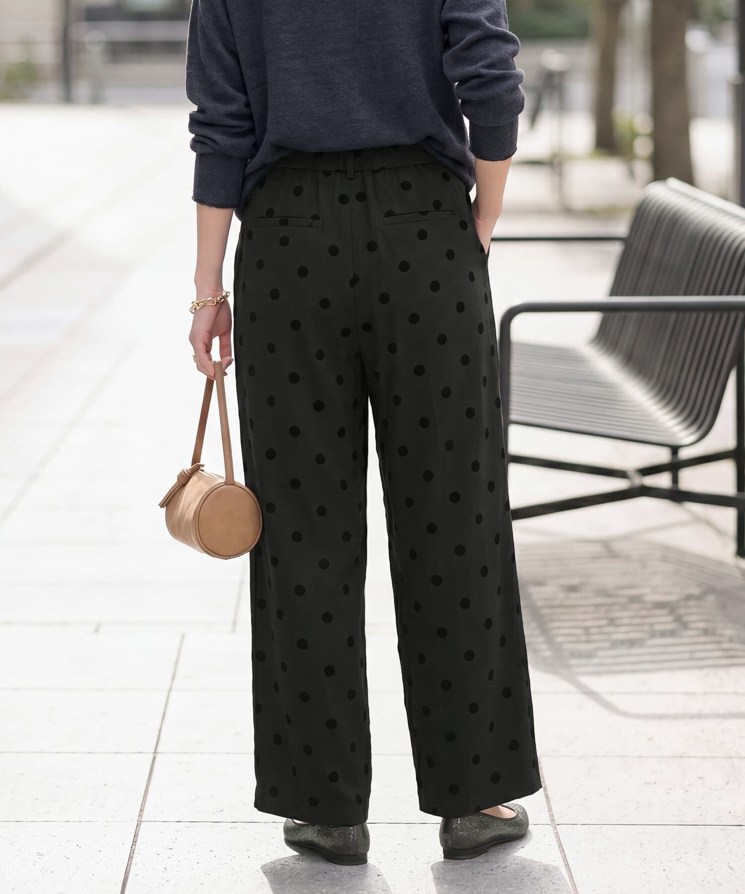 STYLE DELI「フロッキードットワイドパンツ」|その他|