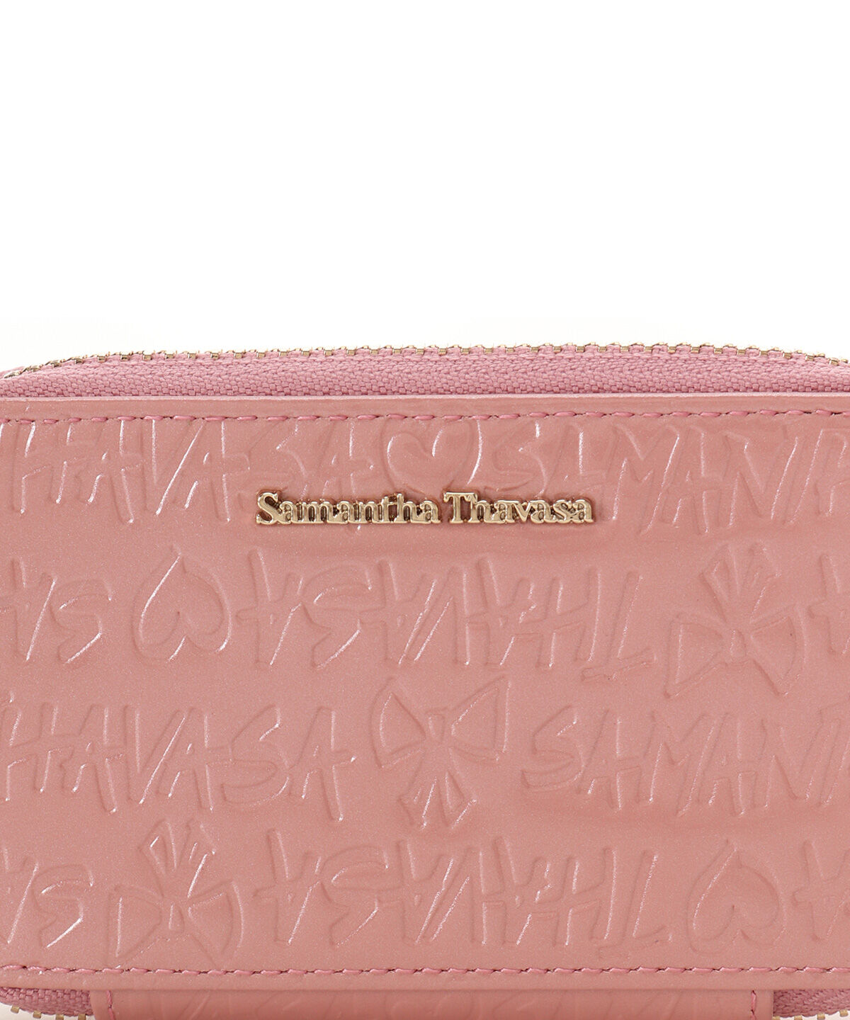 Samantha Thavasa「スクリッタ柄 エナメルキーケース[Revival Collection]」|キーケース|