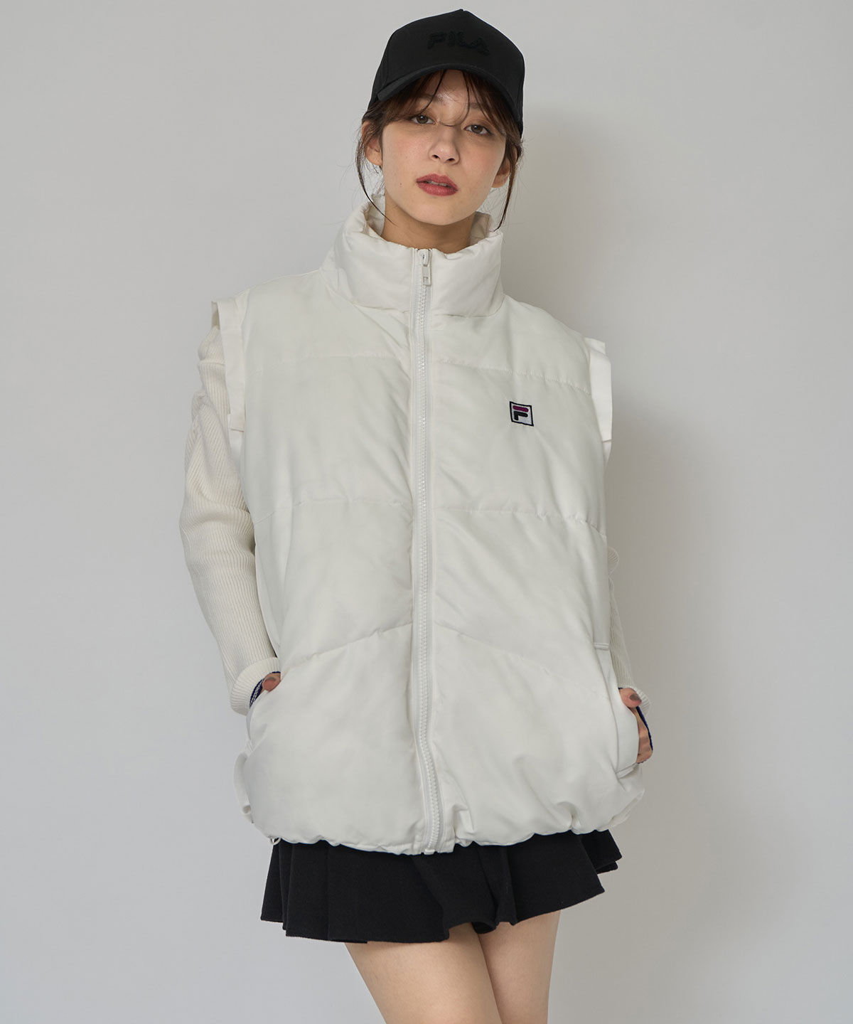 REDYAZEL「［FILA&times;REDYAZEL］2WAYフェイクダウンジャケット」|ダウン|