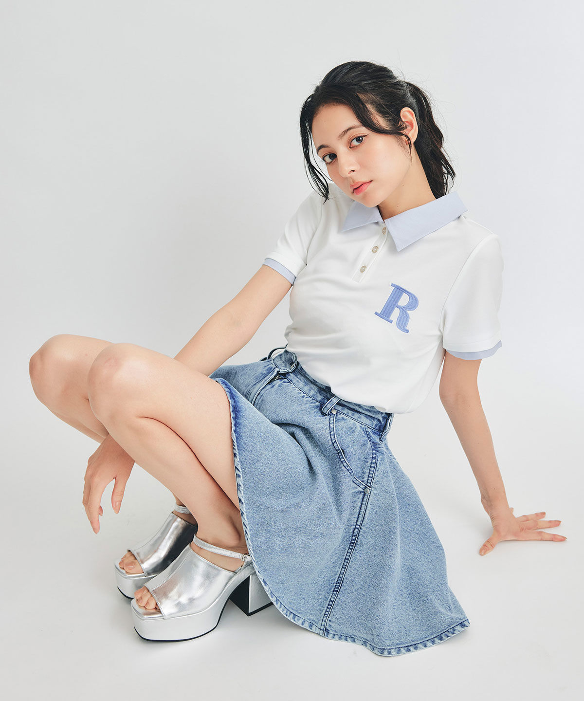 REDYAZEL「RポロレイヤードTシャツ」|Tシャツ・カットソー|