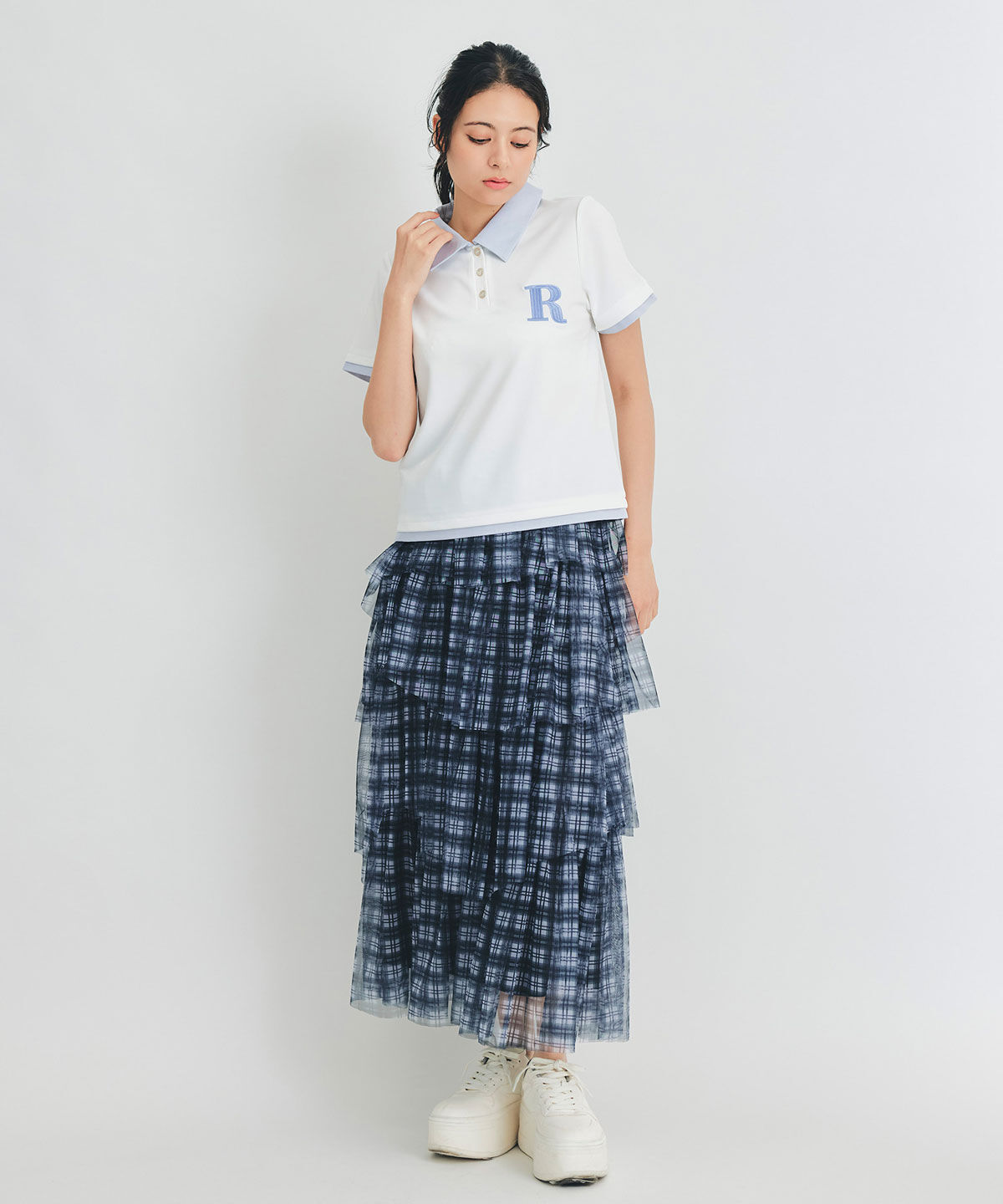 REDYAZEL「RポロレイヤードTシャツ」|Tシャツ・カットソー|