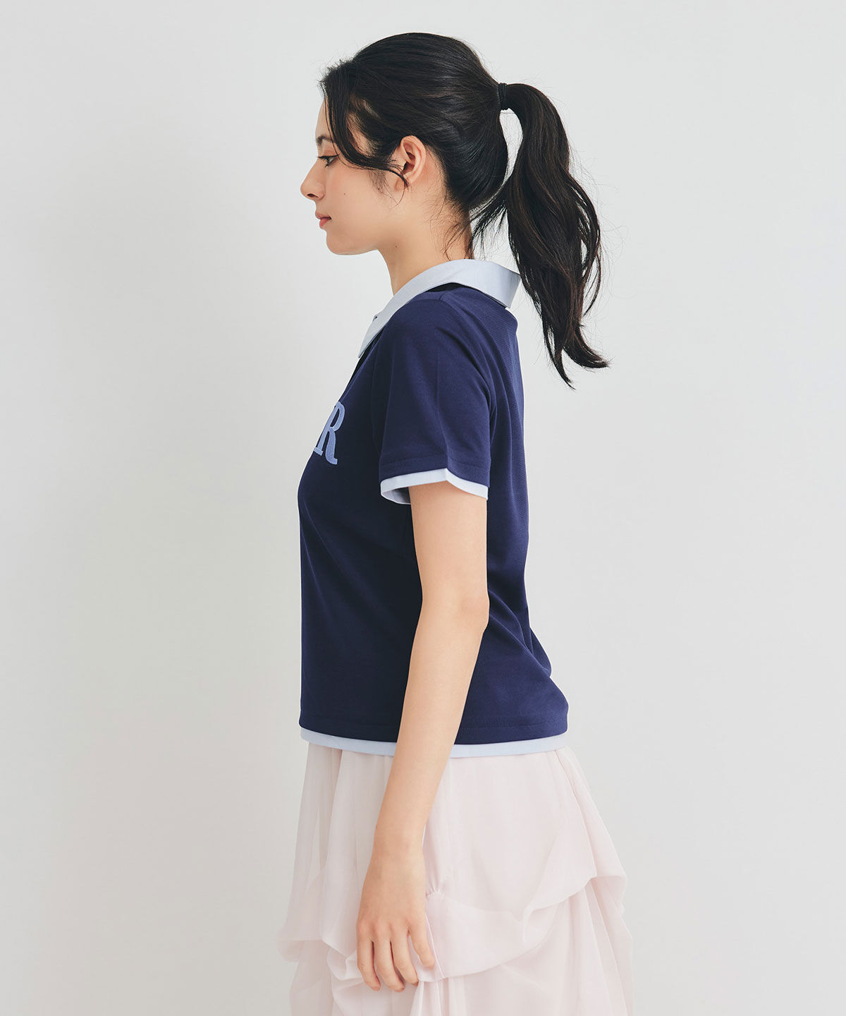 REDYAZEL「RポロレイヤードTシャツ」|Tシャツ・カットソー|