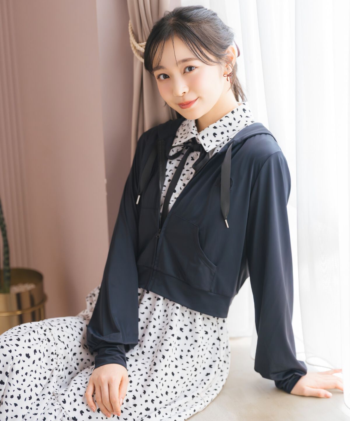 WILLSELECTION「パール刺繍UVカット機能パーカー」|パーカー|