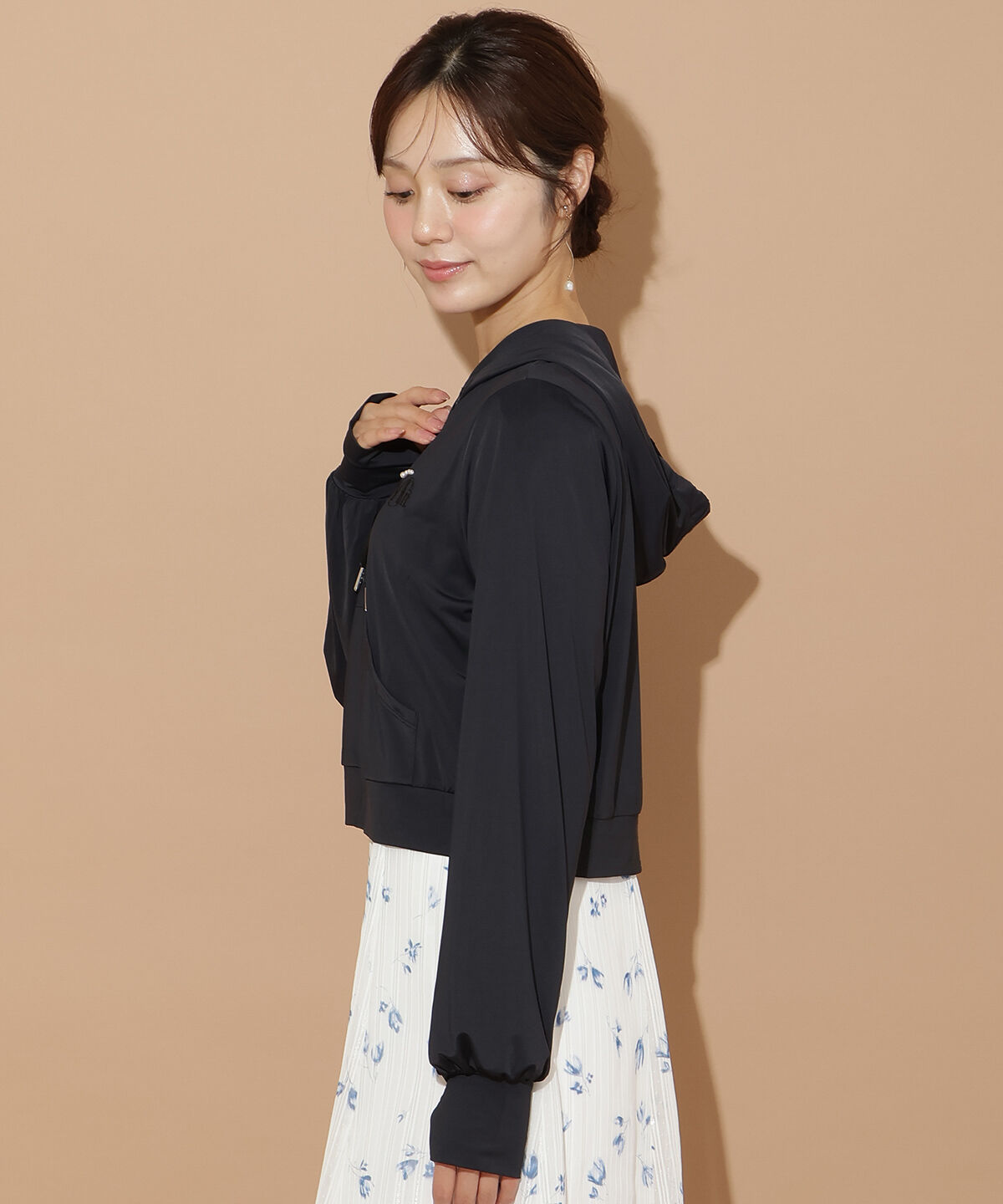WILLSELECTION「パール刺繍UVカット機能パーカー」|パーカー|