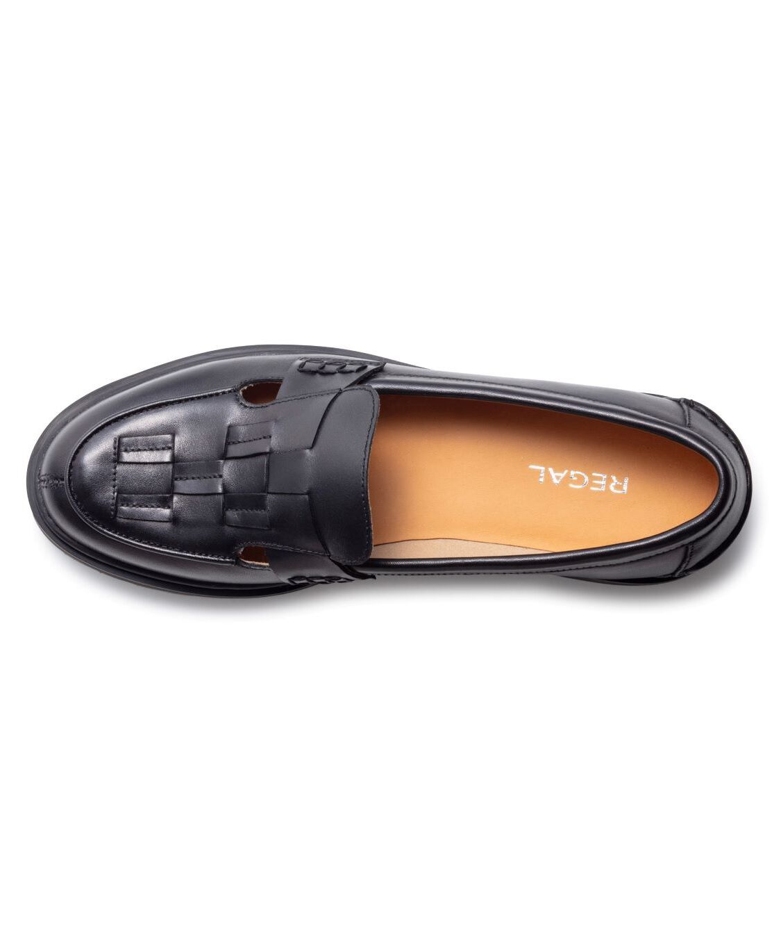 REGAL SHOES「REGAL イントレチャートローファー【ヒール30mm】　商品コード：F80RAG」|ローファー|