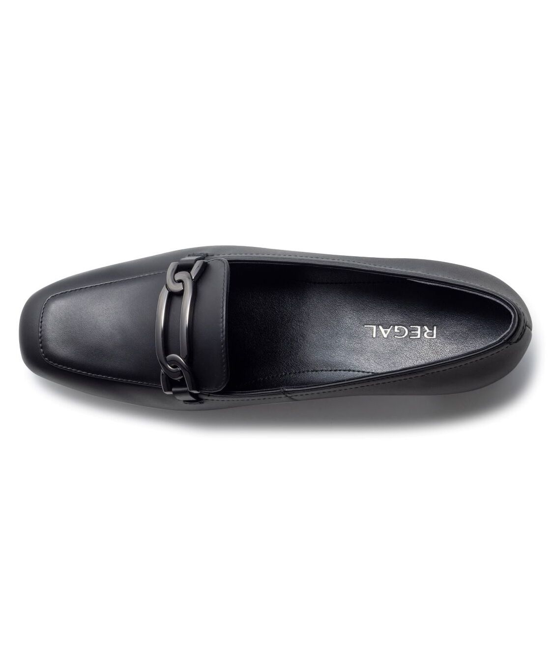 REGAL SHOES「REGAL 【新作】晴雨兼用チェーンビットヒールローファー【ヒール40mm】　商品コード：F18SBB」|パンプス|