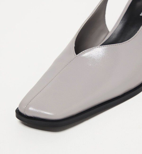 SY UNITED ARROWS「＜SY＞ スクエアエッジヒールバックベルト パンプス55&uarr;」|パンプス|