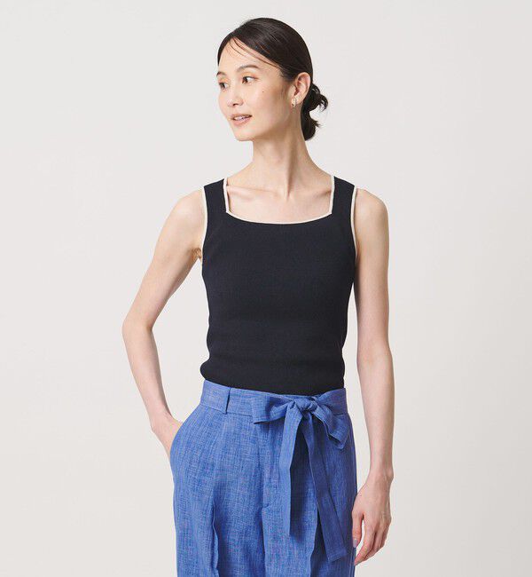 UNITED ARROWS「リブ スクエア キャミソールニット ‐ウォッシャブル‐」|タンクトップ|その他7