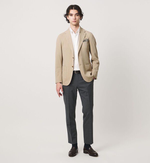 UNITED ARROWS「カノコ シングル ２ボタン テーラードジャケット COMFORT EASY‐MODEL SOFT」|テーラードジャケット|
