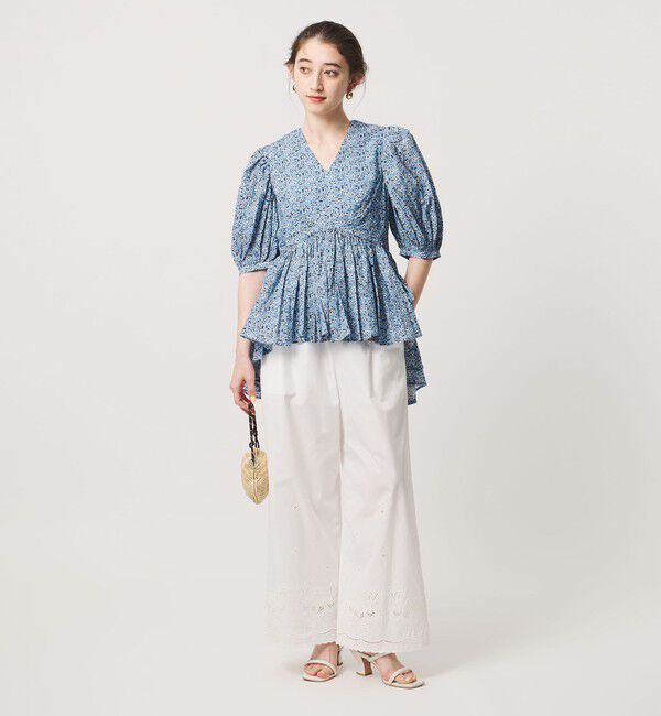 UNITED ARROWS「カットワーク パンツ」|チノ|