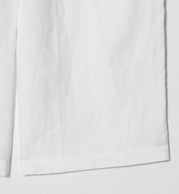 UNITED ARROWS「リネン イージーパンツ WHITE ‐ウォッシャブル‐」|チノ|