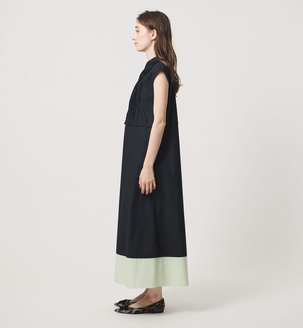 UNITED ARROWS「シルキー ピンタック ワンピース ‐ウォッシャブル‐」|ワンピース|