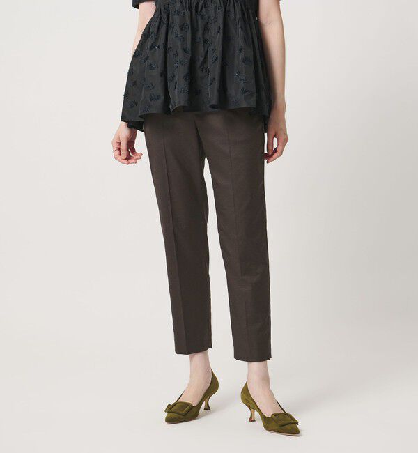 UNITED ARROWS「シャイニー スリム パンツ ‐ストレッチ ウォッシャブル‐」|スラックス|