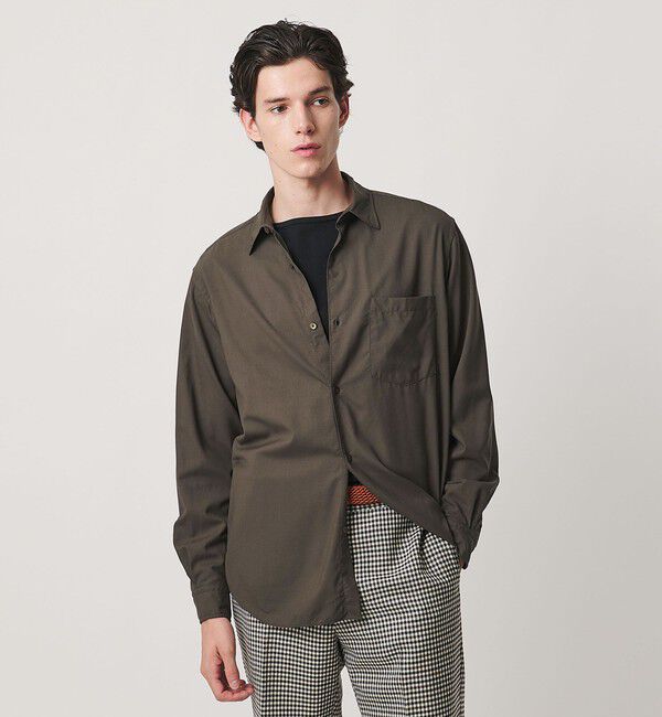UNITED ARROWS「ワンフォーティ トロピカル レギュラーカラーシャツ」|シャツ・ブラウス|OLIVE