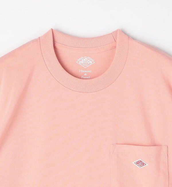 UNITED ARROWS green label relaxing「＜DANTON＞ロゴ ポケット ソリッド Tシャツ」|Tシャツ・カットソー|