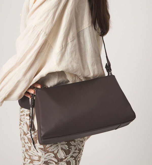UNITED ARROWS green label relaxing「＜PARTE＞2WAY スクエア ショルダーバッグ はっ水」|ショルダー・メッセンジャー|MD.BROWN